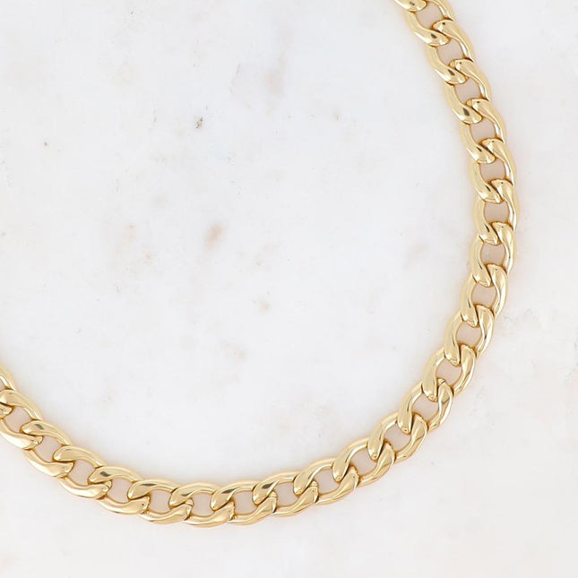 Unisex necklace - curb chain