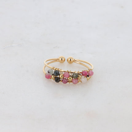 Bague Seth - petites pierres naturelles