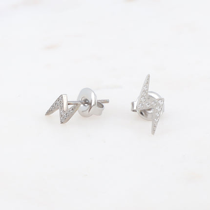 Boucles puces éclair en zirconium