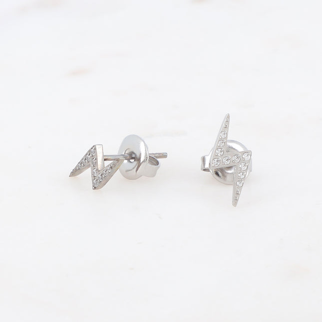 Boucles puces éclair en zirconium