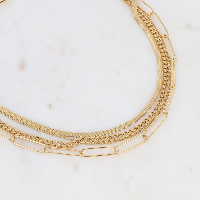 Collier multirangs - 4 rangs