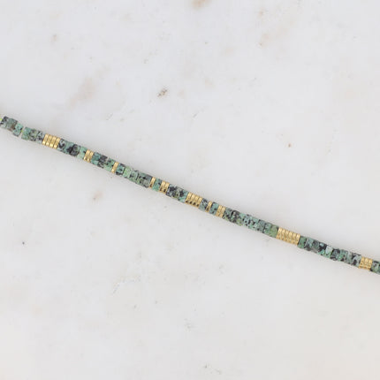 Bracelet Olivine avec pierres