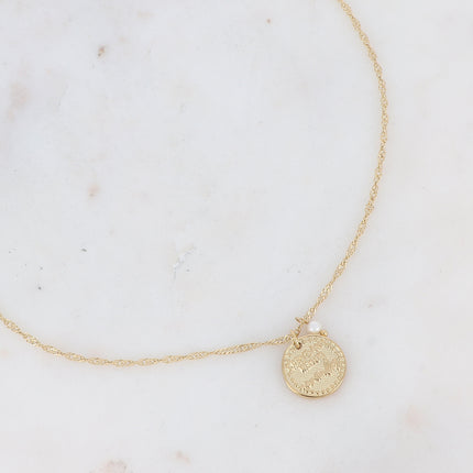 Fleury Necklace - Flower and Birth Month