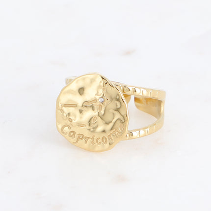 Bague Astro effet martelé
