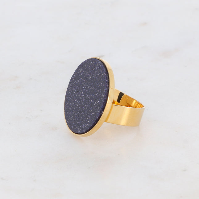 Blissie ring - natural stone