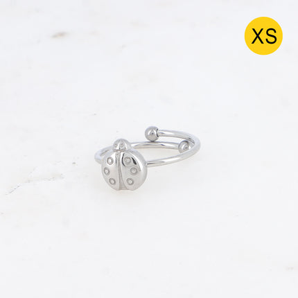 Bague XS - coccinelle gravée