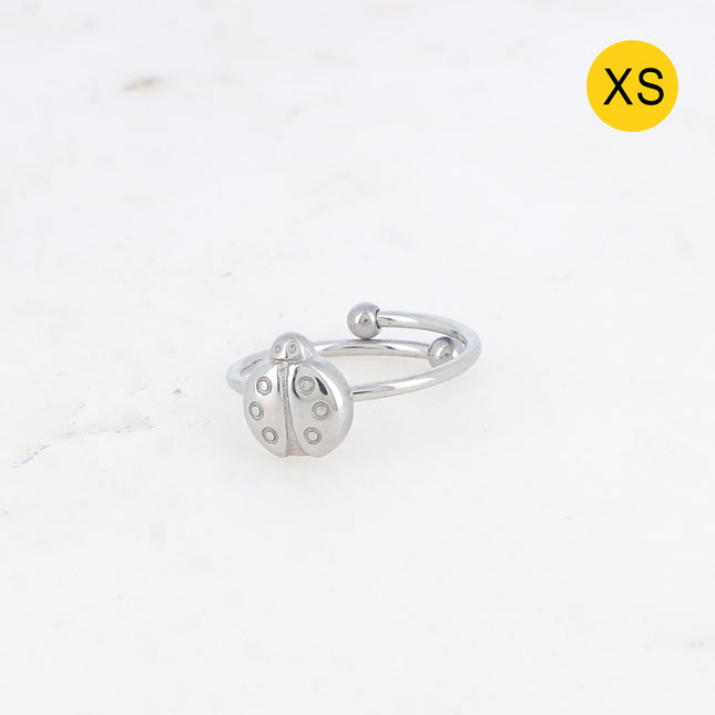 Bague XS - coccinelle gravée