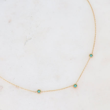 Collier Maelyse - 3 oxydes de zirconium
