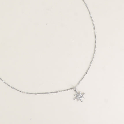 Collier - pendentif étoilé milgrain