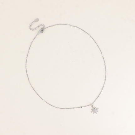 Collier - pendentif étoilé milgrain