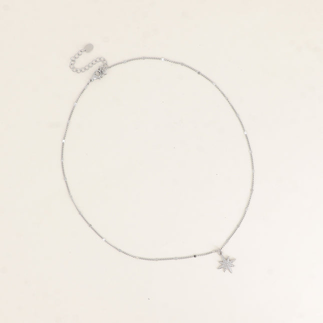 Collier - pendentif étoilé milgrain