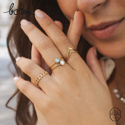 Bague fine Ally - cristal Swarovski®