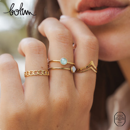 Bague fine Ally - cristal Swarovski®