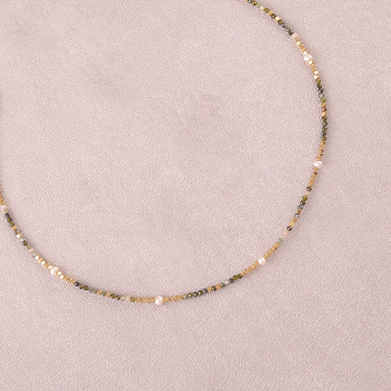 Collier Bracéline - pierres naturelles