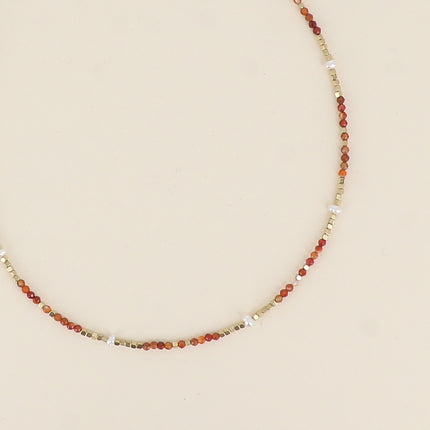 Collier Bracéline - pierres naturelles