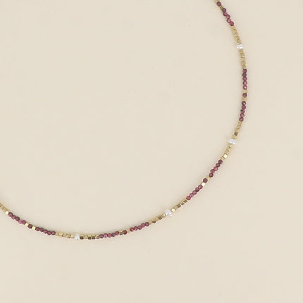 Collier Bracéline - pierres naturelles