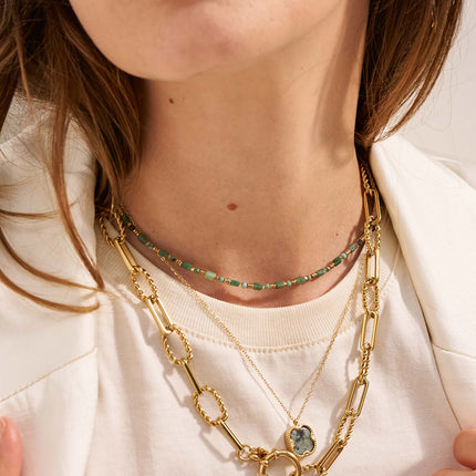 Collier Carlota avec pierres naturelles