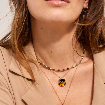 Collier Carlota avec pierres naturelles