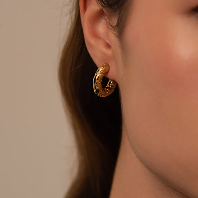 Tiffany hoop earrings - double twist 2 cm