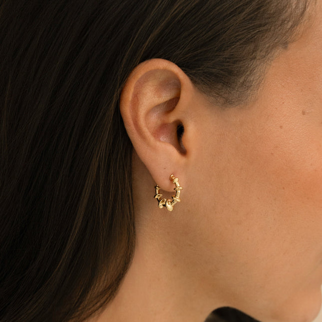 Hoop earrings - round 1.8 cm