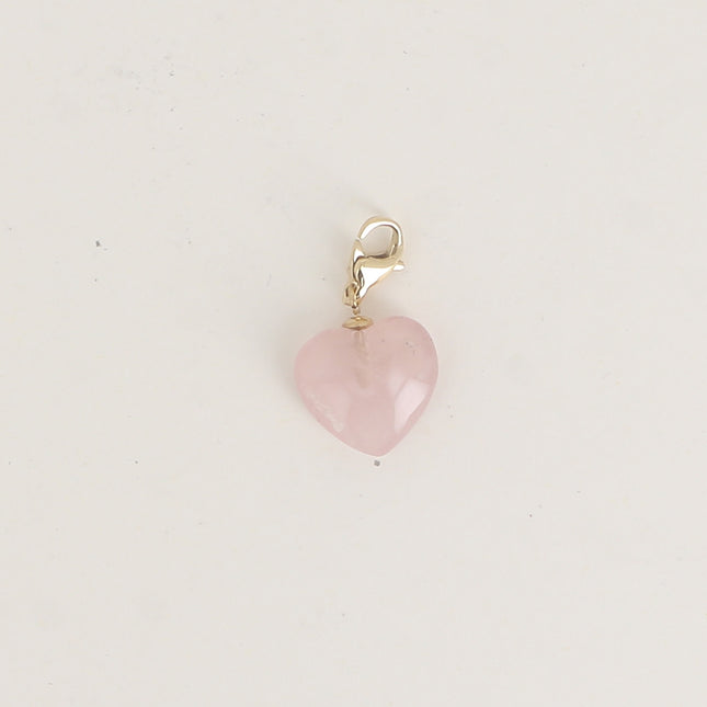 Charm Carleena - coeur en pierre naturelle