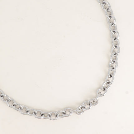 Collier - grosse maille ovale