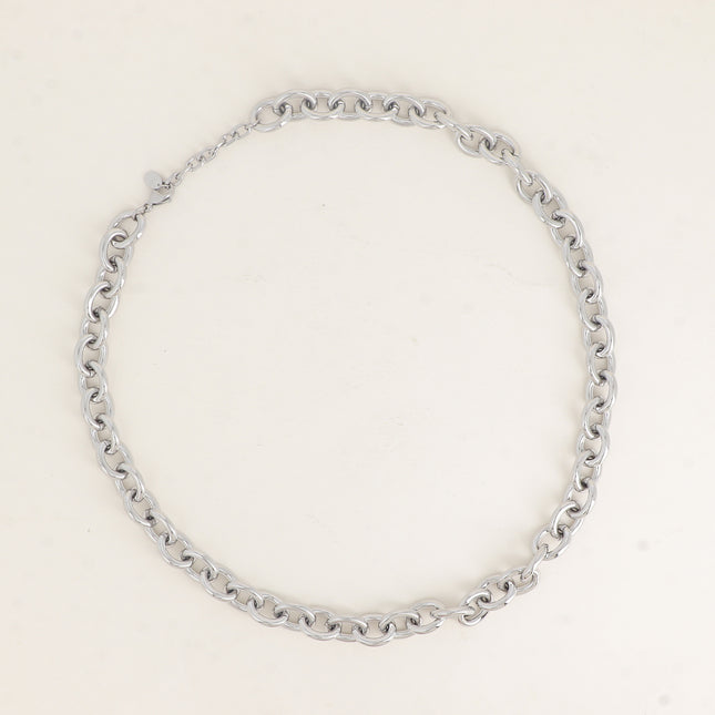 Collier - grosse maille ovale