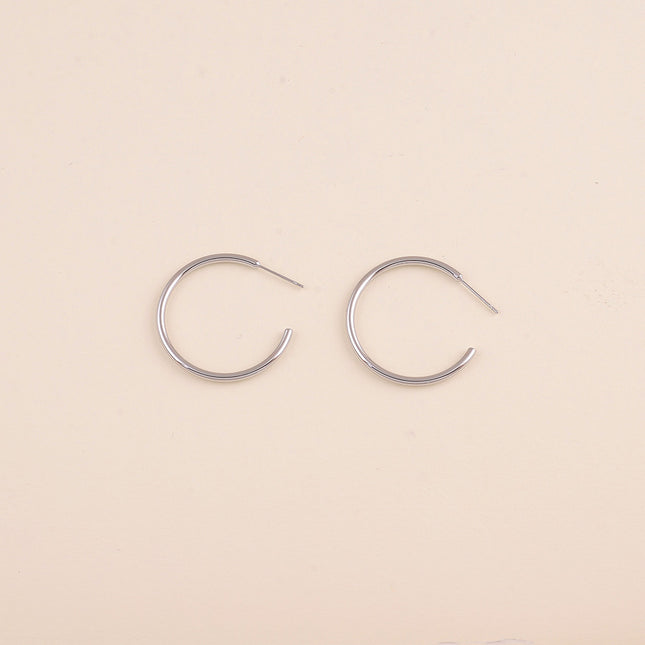 Créoles - anneau classique 3cm