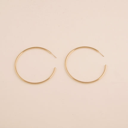 Créoles - anneau classique 6 cm