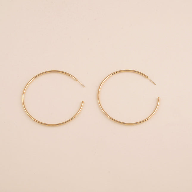 Créoles - anneau classique 6 cm
