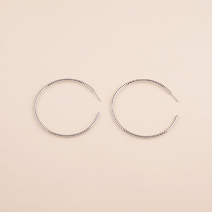Créoles - anneau classique 6 cm