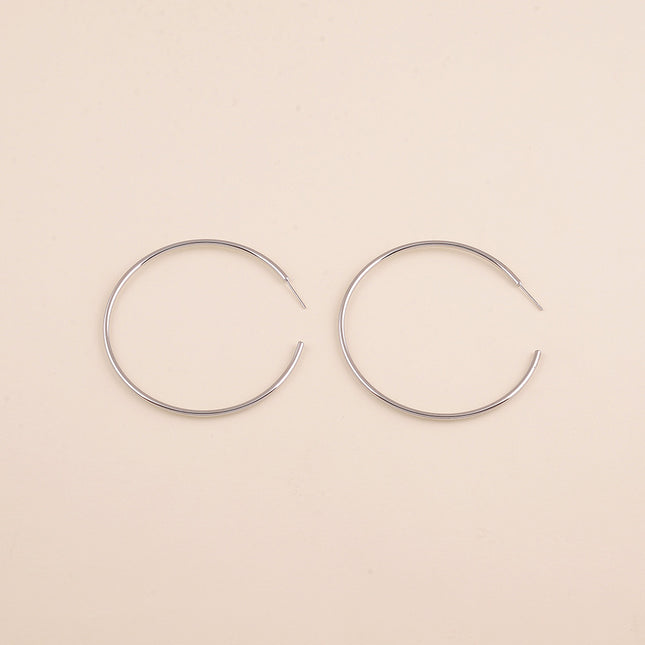 Créoles - anneau classique 6 cm