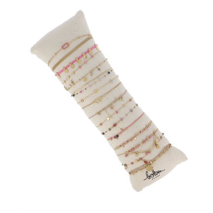 Set of 16 bracelets - gold - average price of €4.80/pc