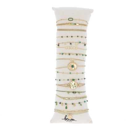 Set of 16 bracelets - gold - average price of €4.80/pc