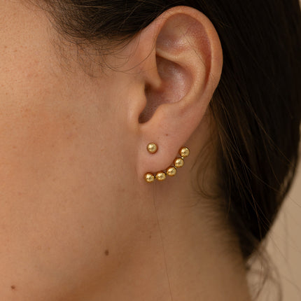 Boucles puces - boules avec pièce interchangeable
