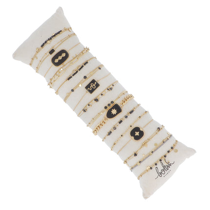 Kit de 16 bracelets - doré