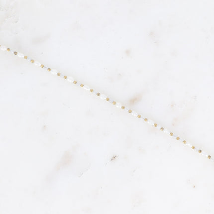 Bracelet Alana - perles d'eau douce et pierres naturelles