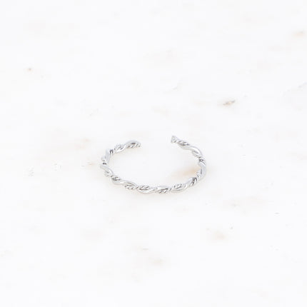 Thin ring - double twisted band effect