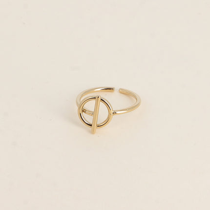 Bague - anneau et barre verticale