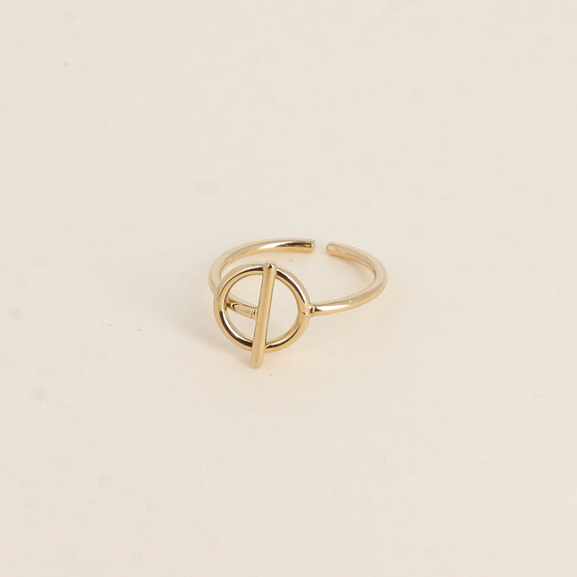 Bague - anneau et barre verticale