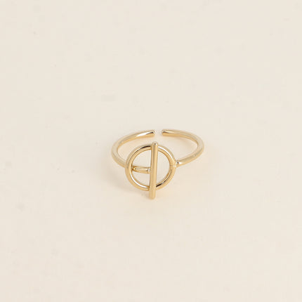 Bague - anneau et barre verticale