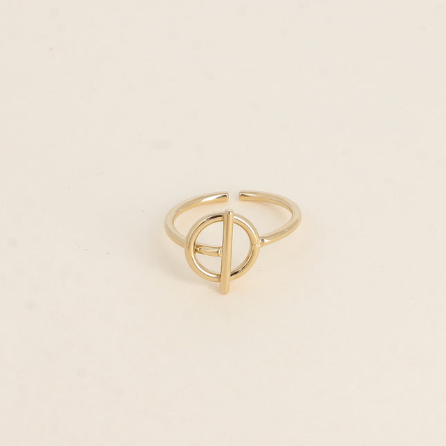 Bague - anneau et barre verticale