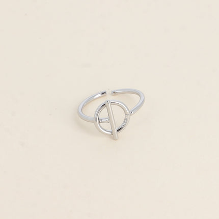 Bague - anneau et barre verticale