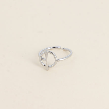Bague - anneau et barre verticale