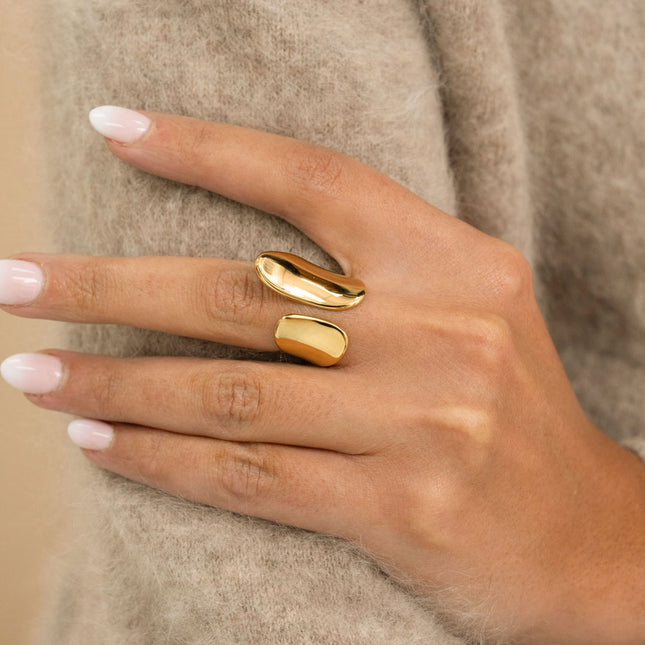 Open ring - curved shapes