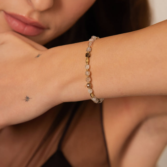 Clemence Bracelet - Natural Cubic Stones