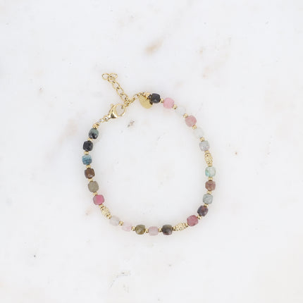 Bracelet Clémence - pierres naturelles cubiques