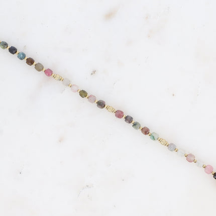 Bracelet Clémence - pierres naturelles cubiques