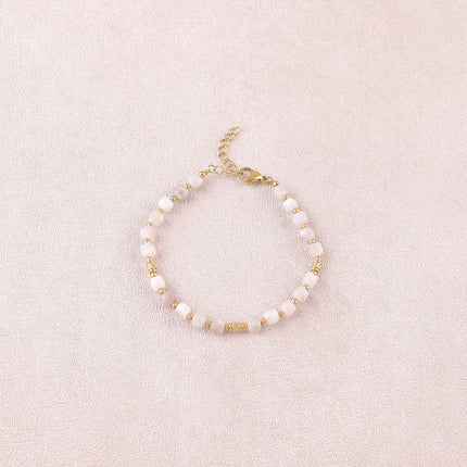 Bracelet Clémence - pierres naturelles cubiques