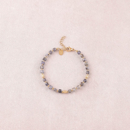 Bracelet Clémence - pierres naturelles cubiques